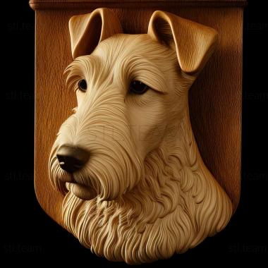 3D model Foxterrier dog (STL)